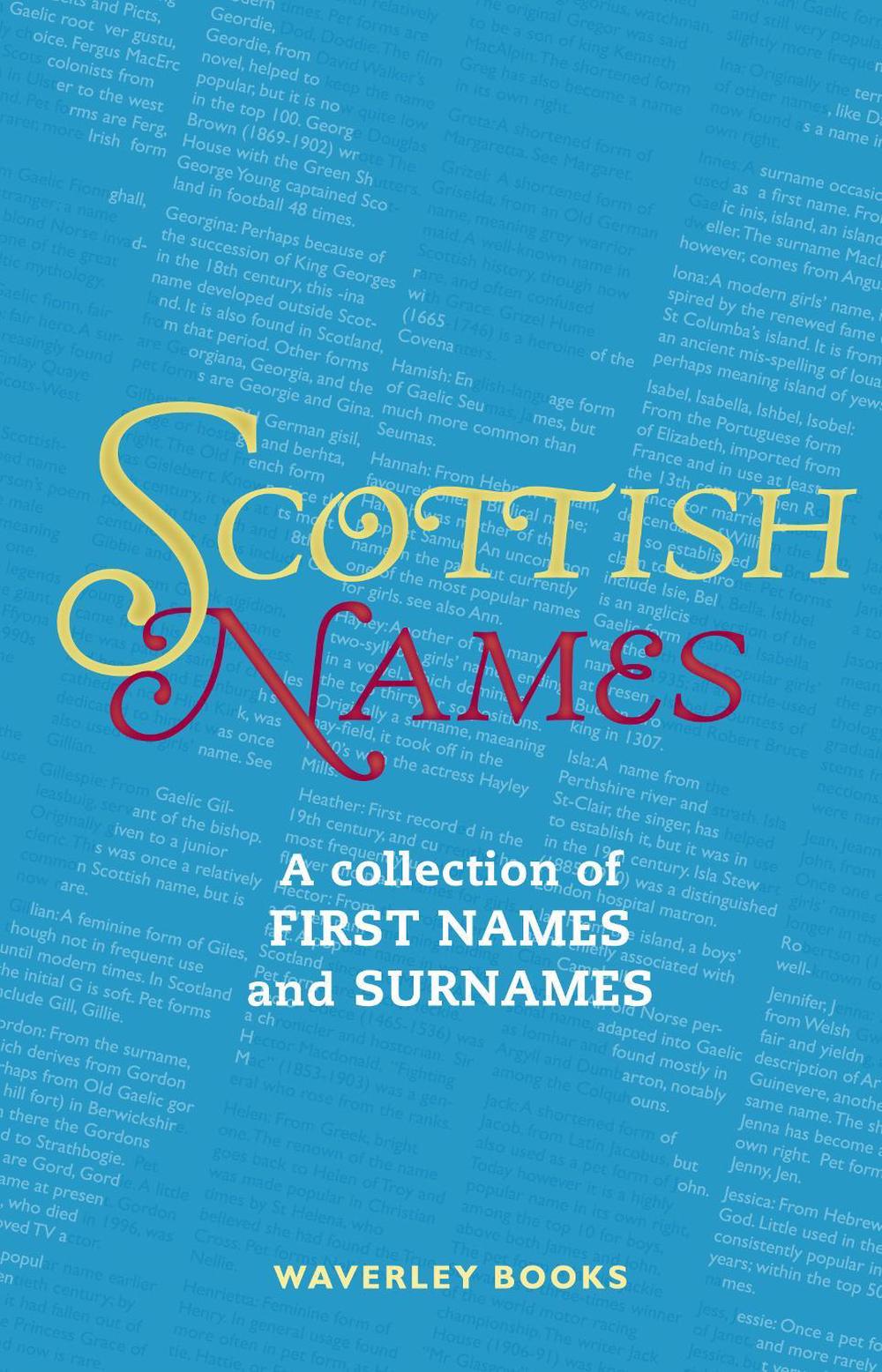 Scottish Names, 9781902407791
