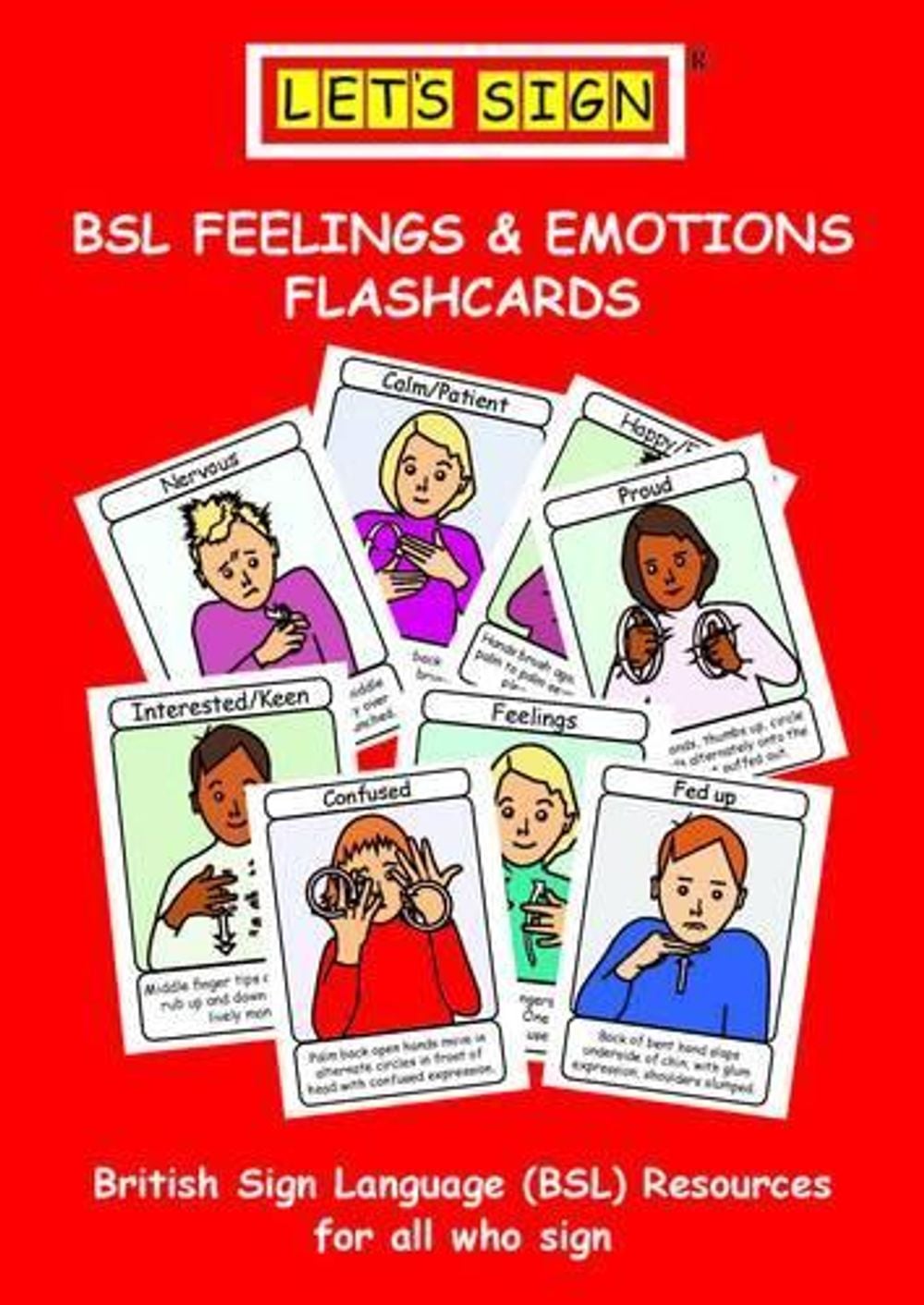 Let's Sign BSL Feelings & Emotions Flashcards by Cath Smith - ISBN: 9781905913237