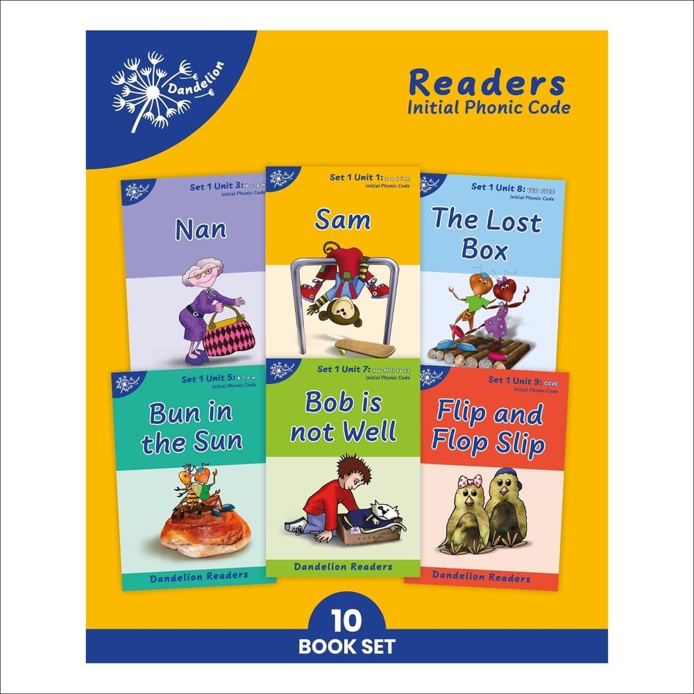 Phonic Books Dandelion Readers Set 1 Units 1-10 by Phonic Books - ISBN: 9781907170027