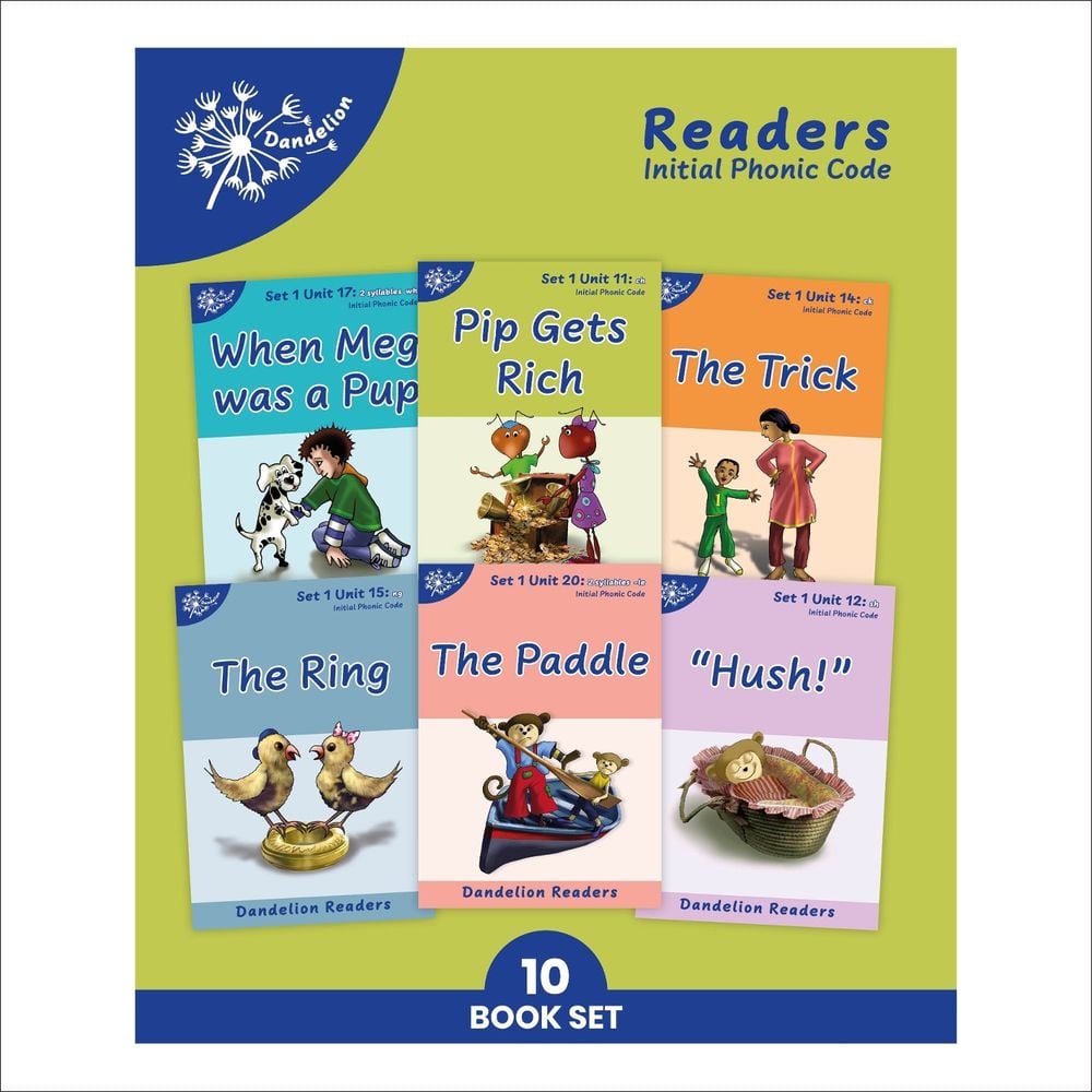 Phonic Books Dandelion Readers Set 1 Units 11-20 by Phonic Books - ISBN: 9781907170058