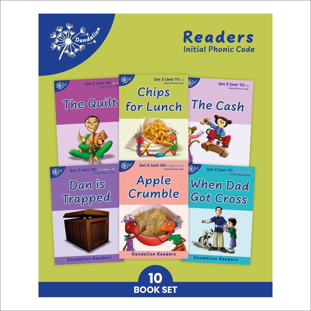 Phonic Books Dandelion Readers Set 2 Units 11-20 by Phonic Books - ISBN: 9781907170065