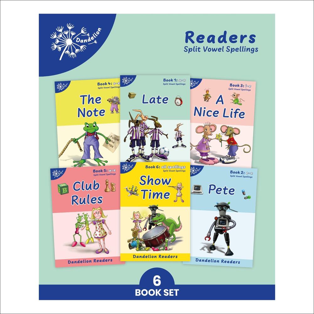 Phonic Books Dandelion Readers Split Vowel Spellings by Phonic Books - ISBN: 9781907170270