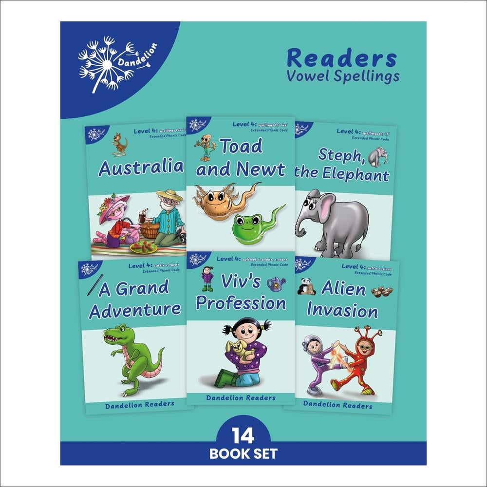 Phonic Books Dandelion Readers Vowel Spellings Level 4 by Phonic Books - ISBN: 9781907170997