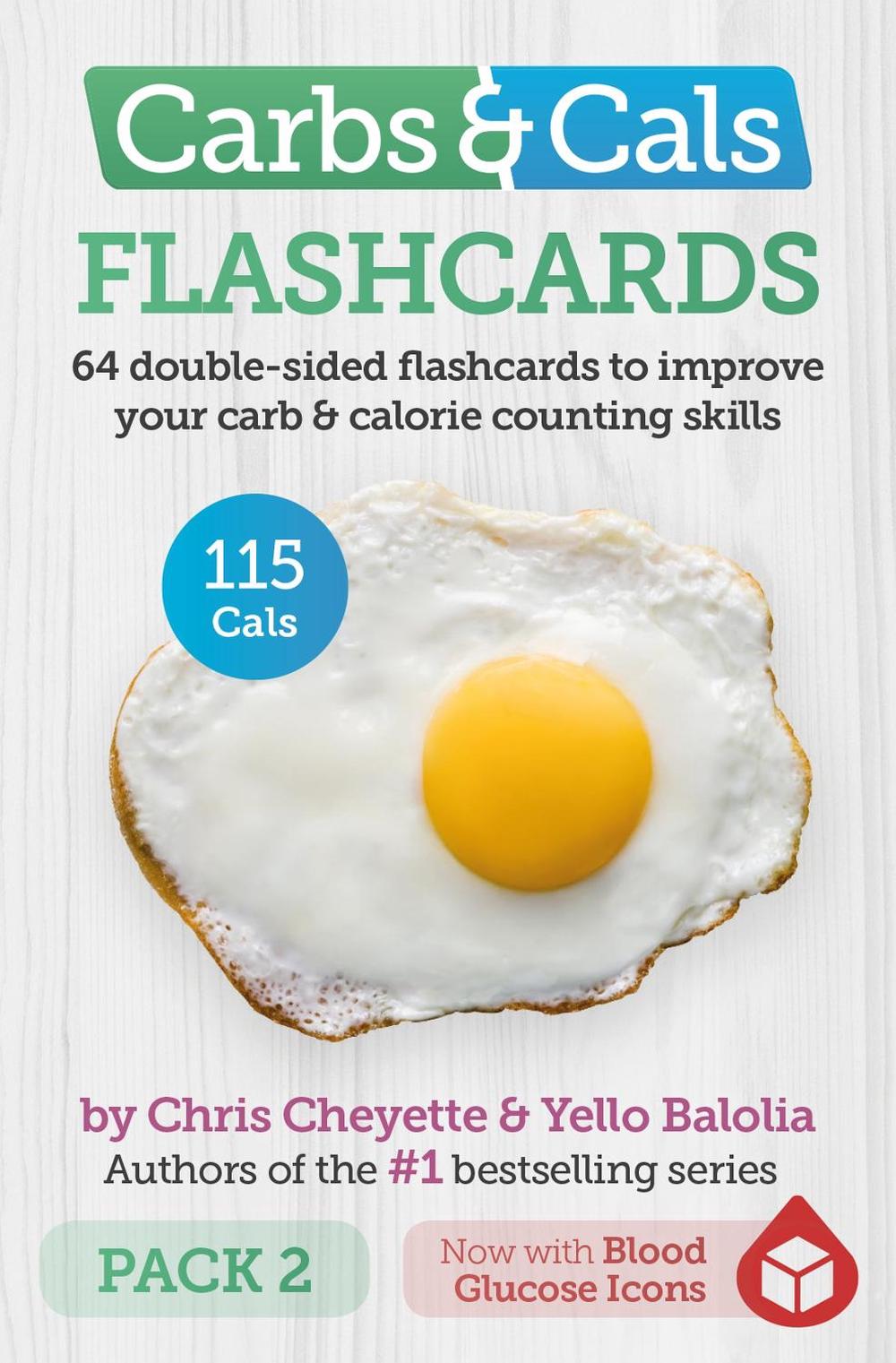 Carbs & Cals Flashcards PACK 2 by Chris Cheyette, Cards, 9781908261281