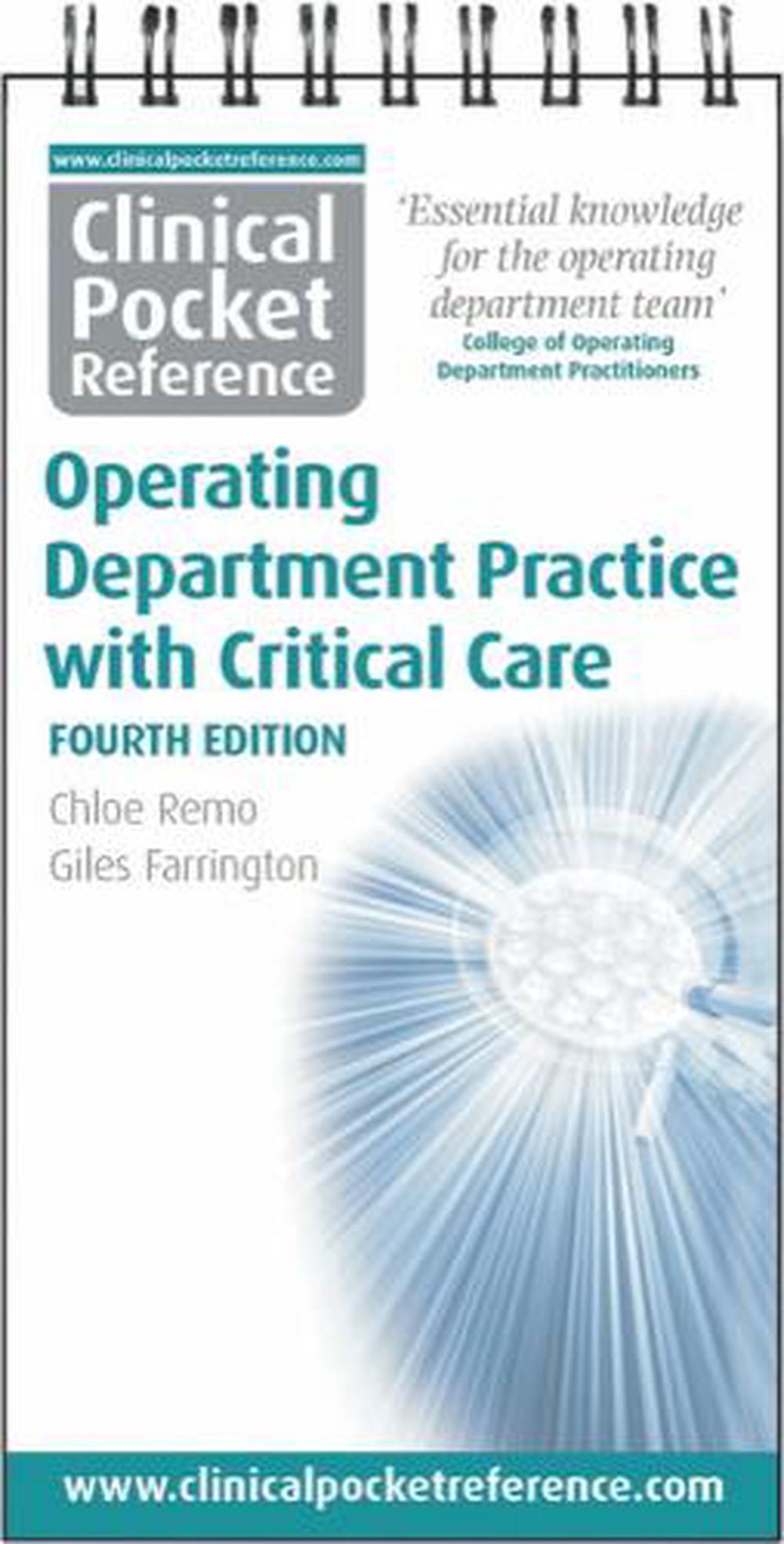 Clinical Pocket Reference Operating Department Practice, 9781908725172