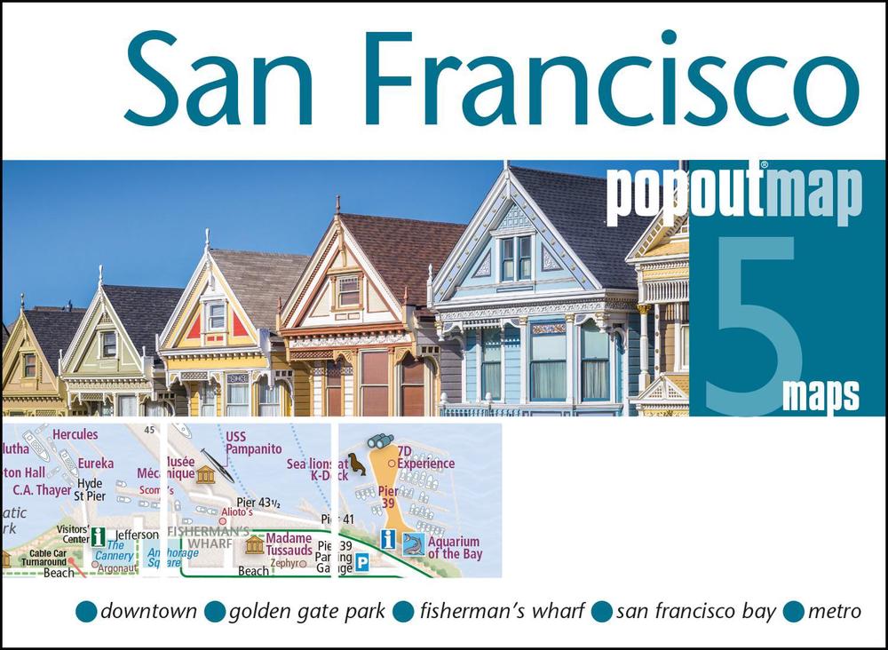 San Francisco PopOut Map, 9781910218785