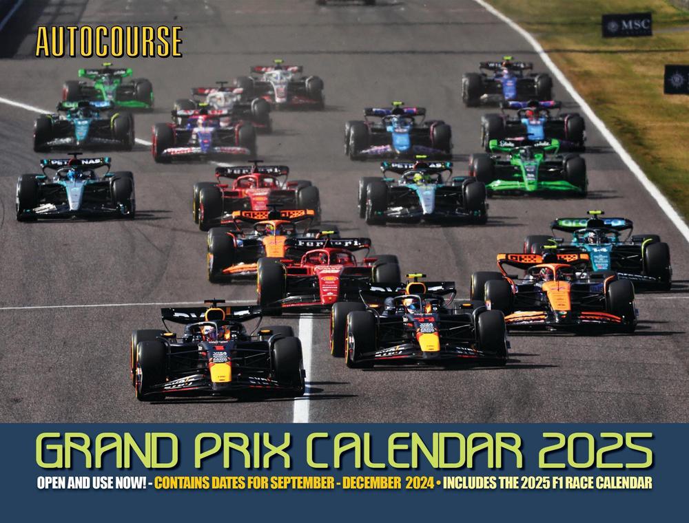 AUTOCOURSE 2025 Grand Prix Calendar, 9781910584569