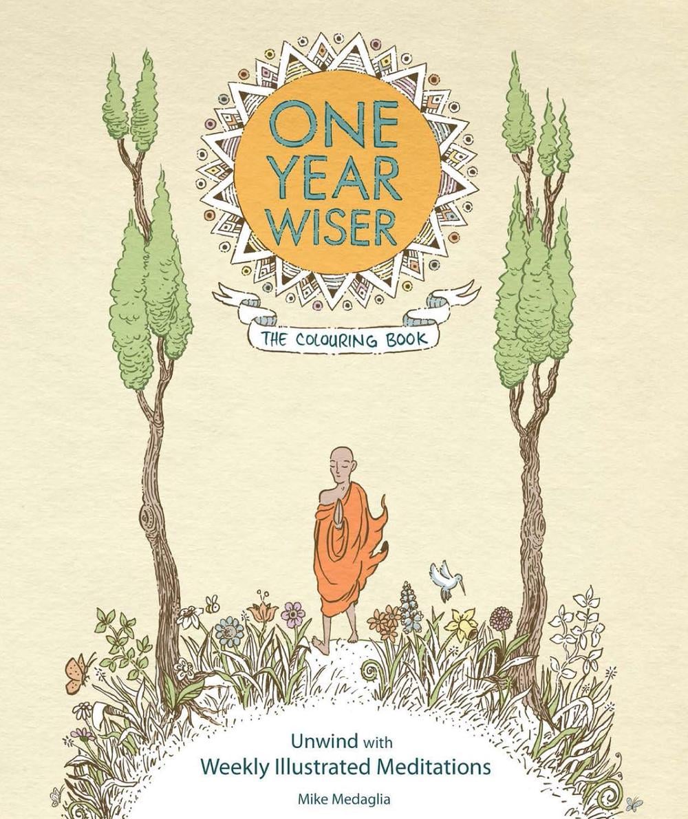 One Year Wiser : The Coloring Book by Mike Medaglia - ISBN: 9781910593141