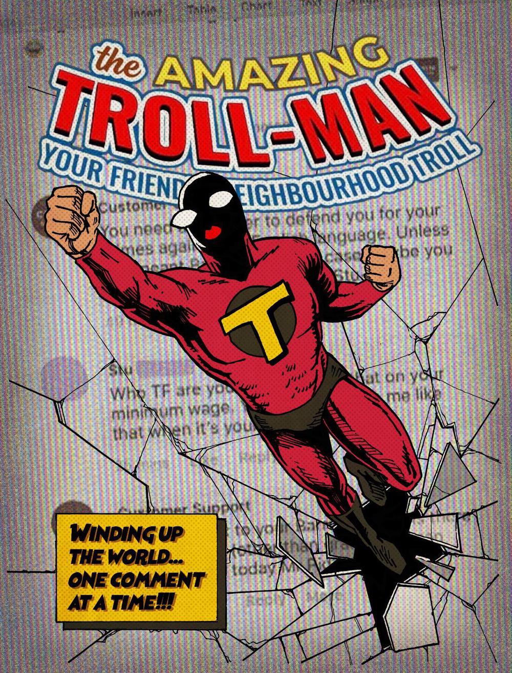 The Amazing Troll-man, 9781910863855