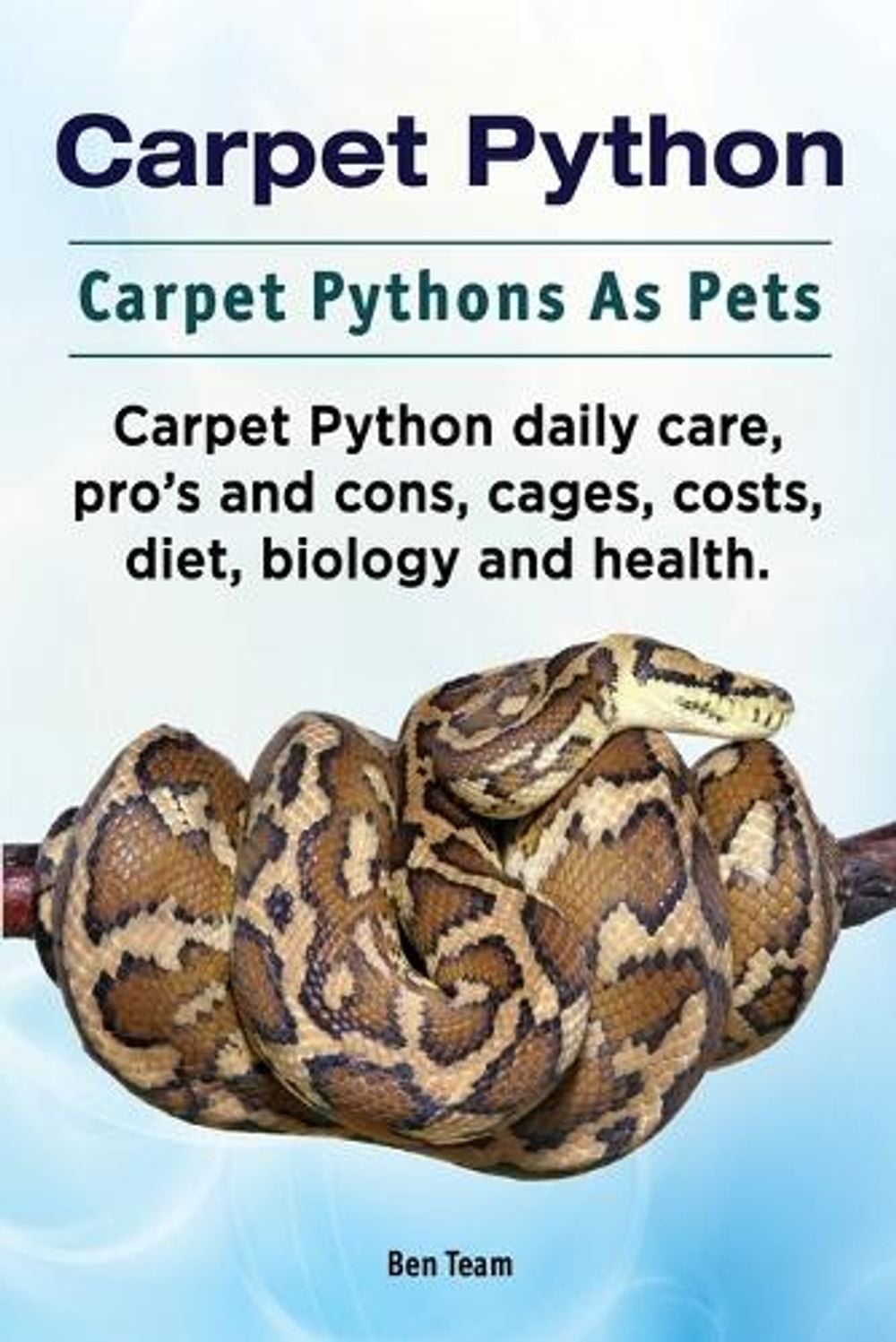 Carpet Python by Ben Team - ISBN: 9781911142430