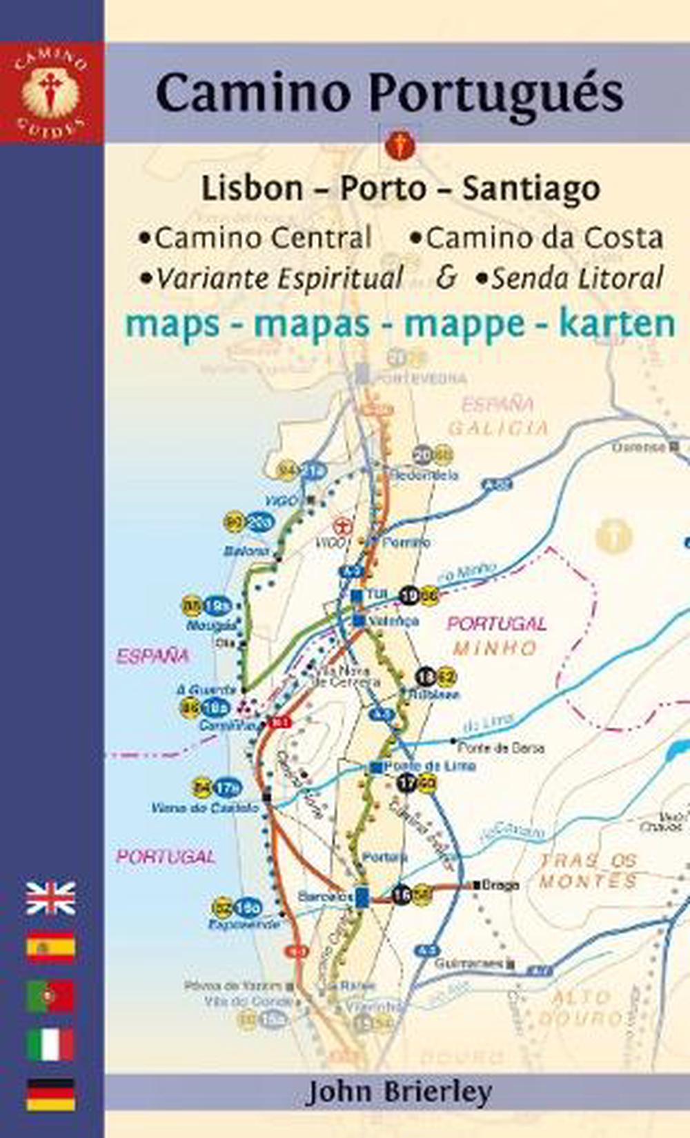 Camino Portugués Maps by John Brierley, Paperback, 9781912216314 | Buy ...