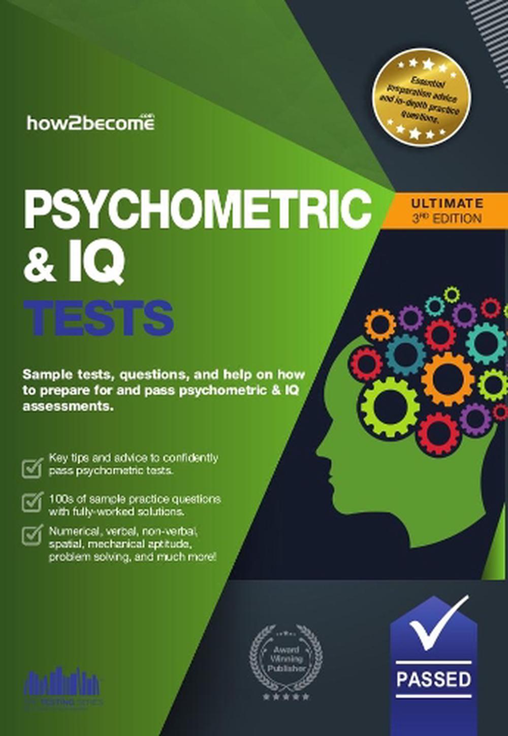 Psychometric & Iq Tests by How2become, Paperback, 9781912370641 | Buy ...