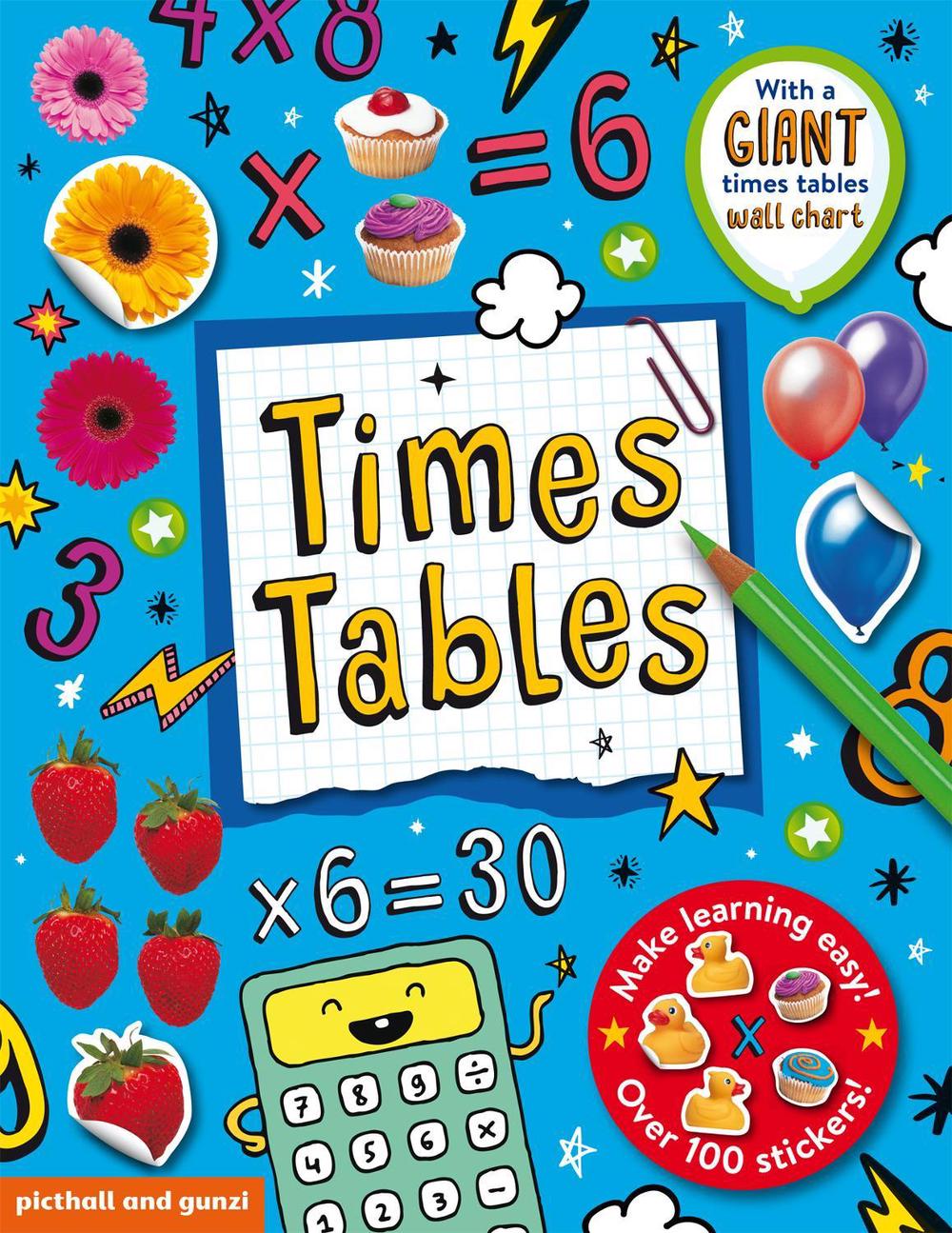 Times Tables Sticker Book, 9781912646180