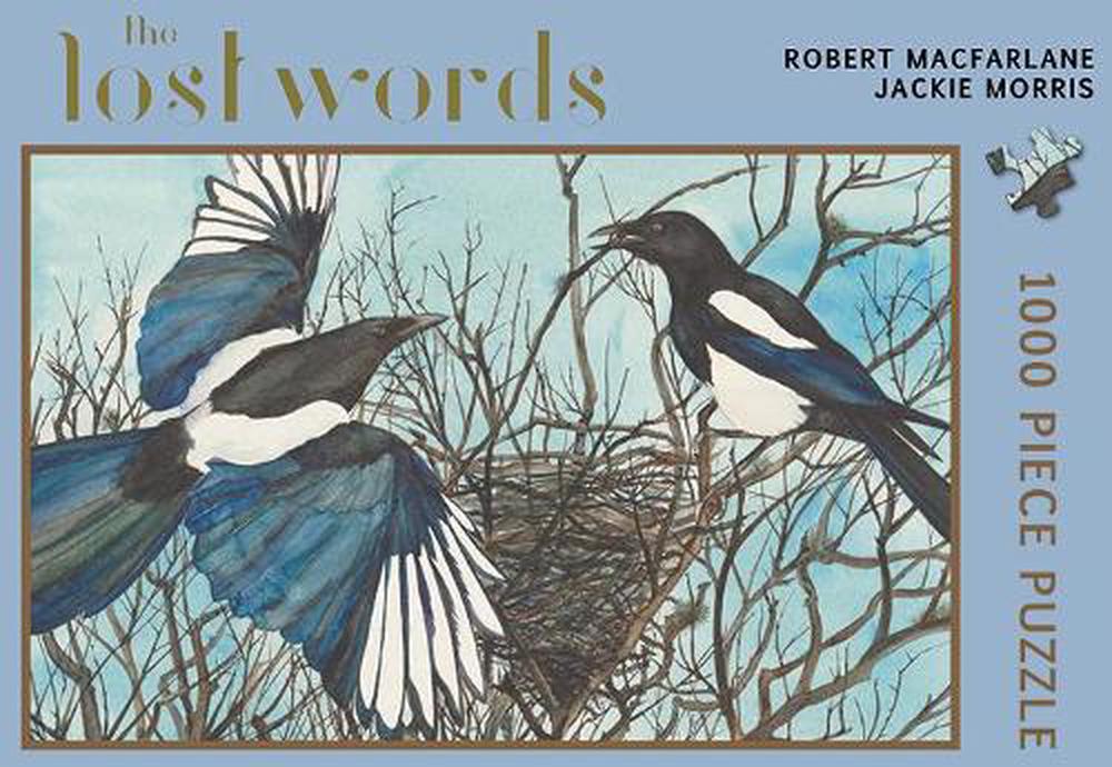 The Lost Words Magpie 1000 Piece jigsaw, 9781912916719