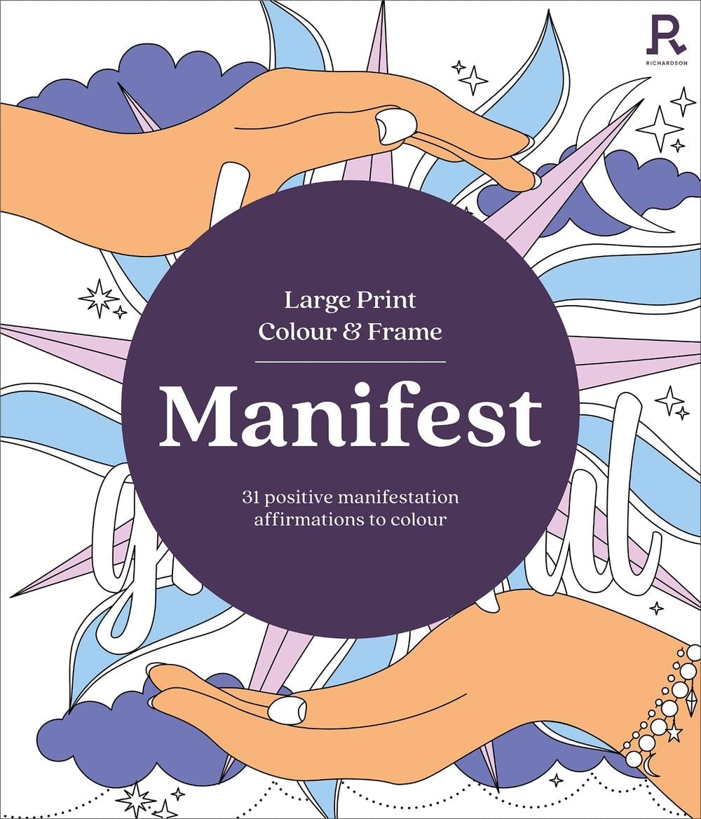 Large Print Colour &amp; Frame - Manifest by Richardson Puzzles and Games ...