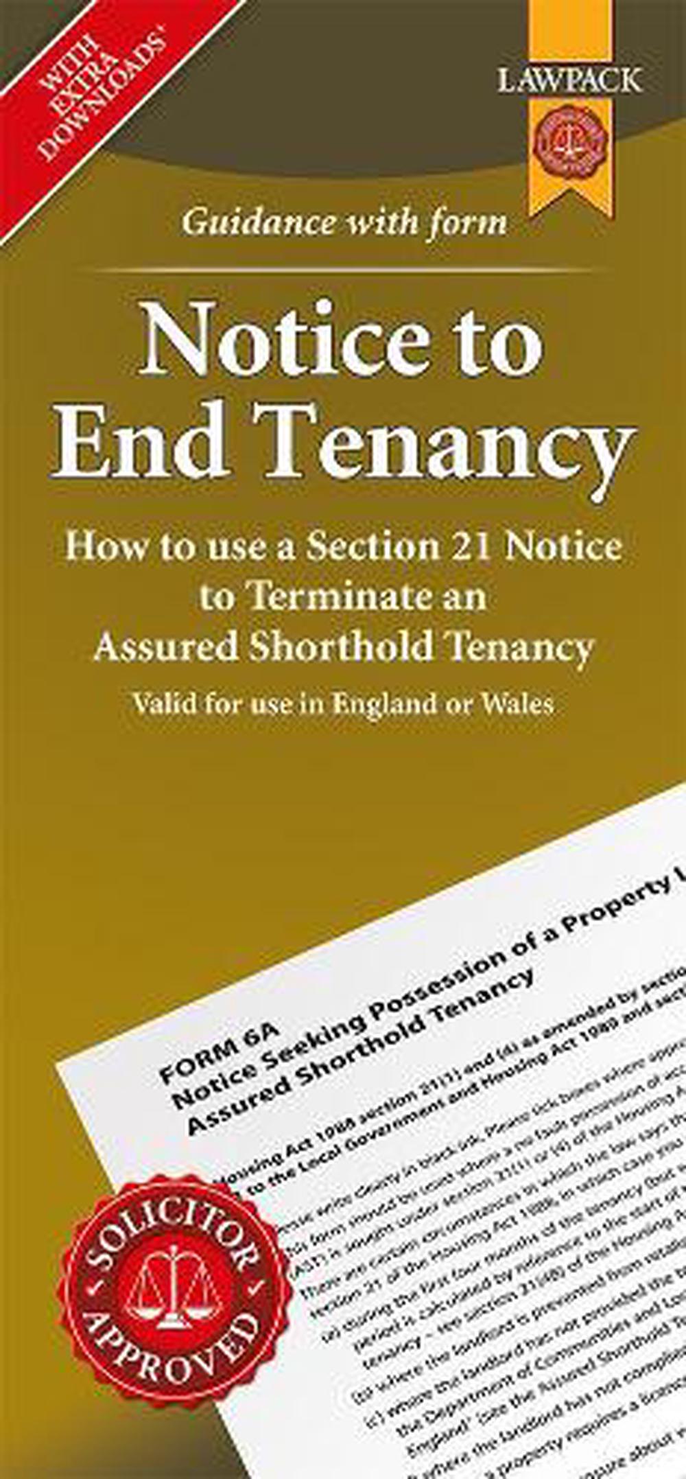 Notice to End Tenancy, 9781913714116