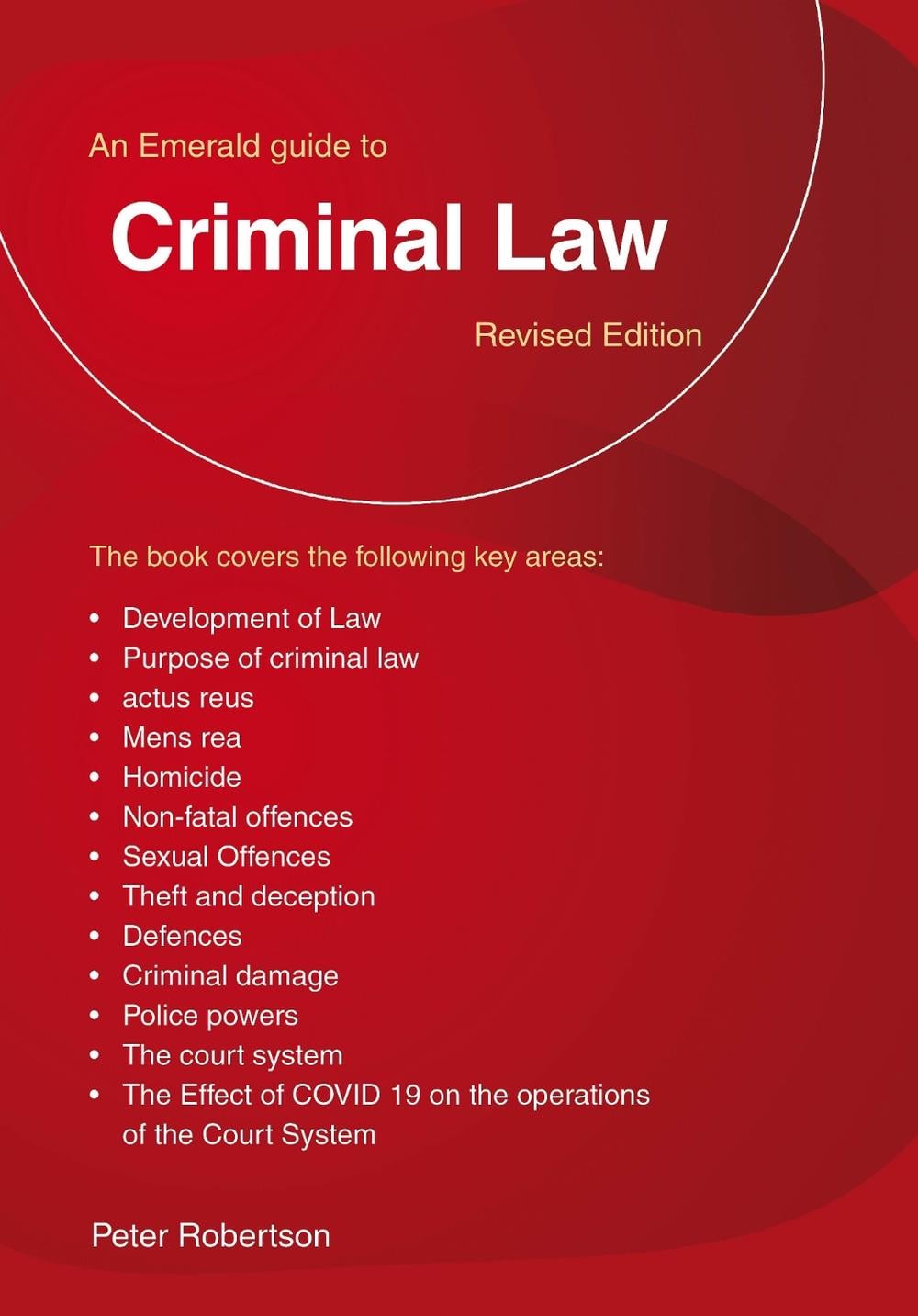 Criminal Law by Peter Robertson - ISBN: 9781913776015
