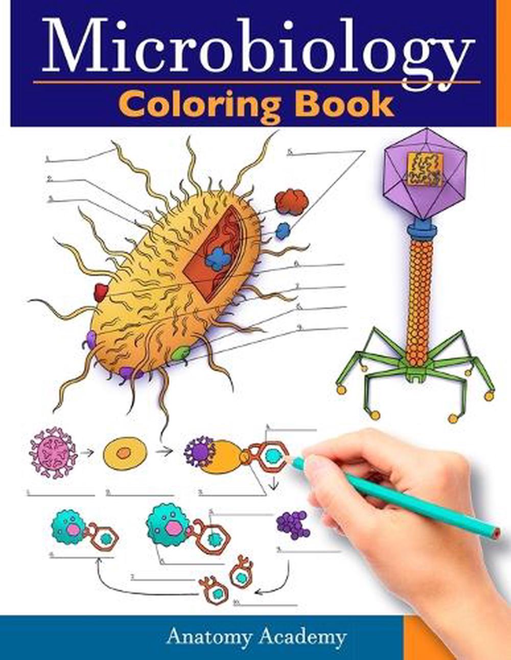 Microbiology Coloring Book, 9781914207549