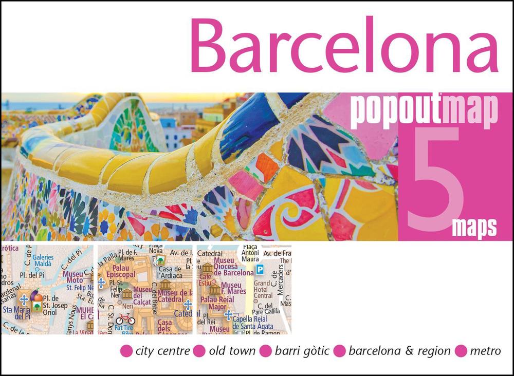 Barcelona PopOut Map by PopOut Maps, Folded, 9781914515781 | Buy online ...