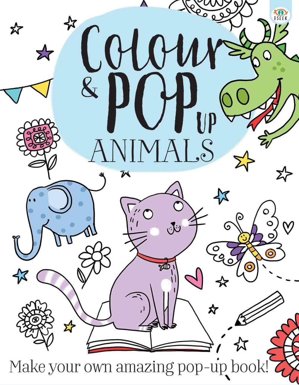 Colour & Pop Up Animals by Elizabeth Golding - ISBN: 9781914598890