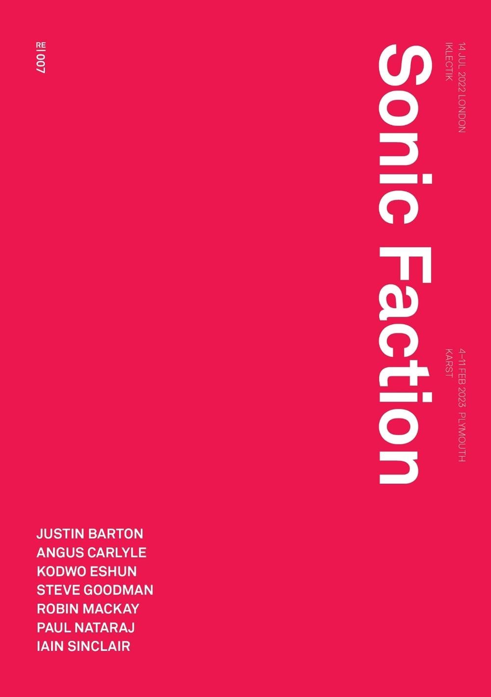 Sonic Faction by Justin Barton - ISBN: 9781915103123
