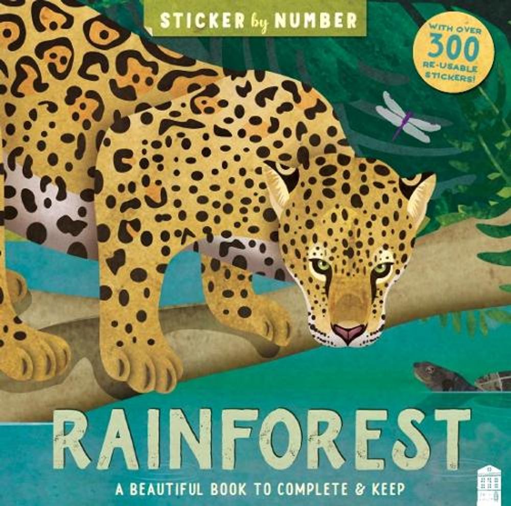 Sticker By Number Rainforest by Kath Jewitt - ISBN: 9781915356925
