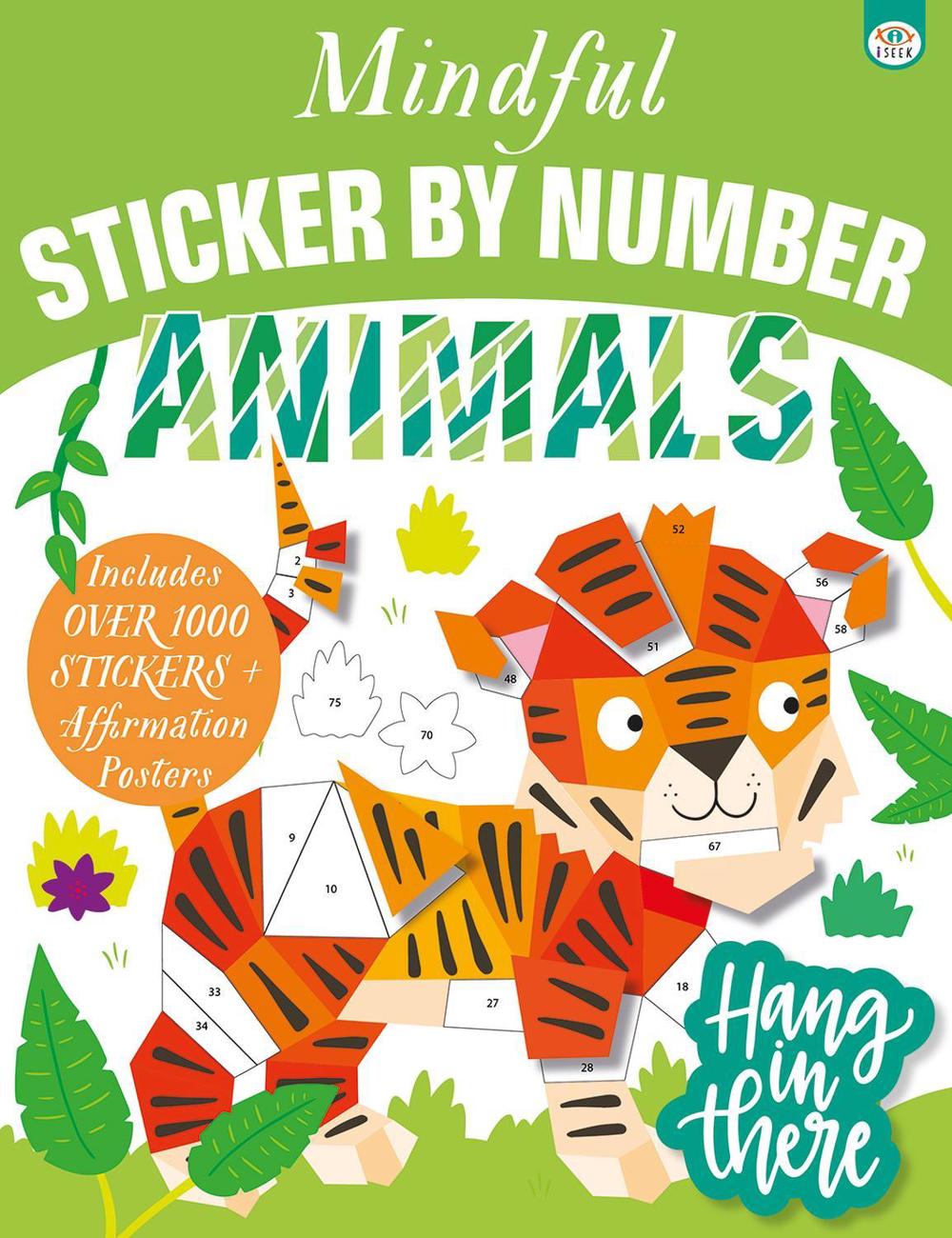 Mindful Sticker by Number Animals by Eve Robertson - ISBN: 9781915458018