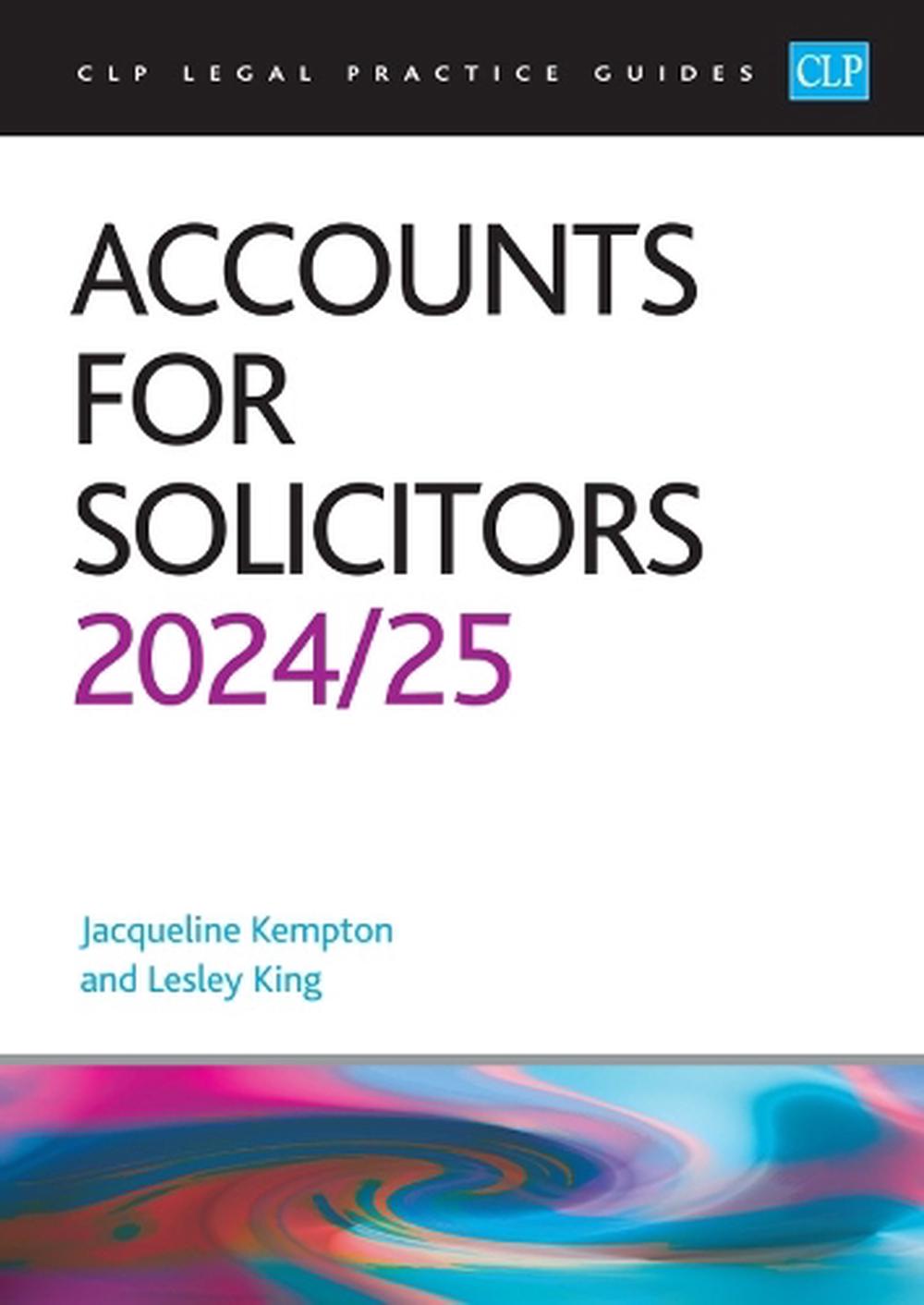 Accounts for Solicitors 2024/2025, 9781915469786