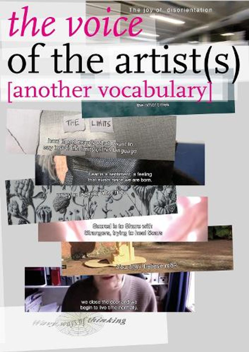 the voice of the artist(s) by Gabriela Galcerán - ISBN: 9781915609991