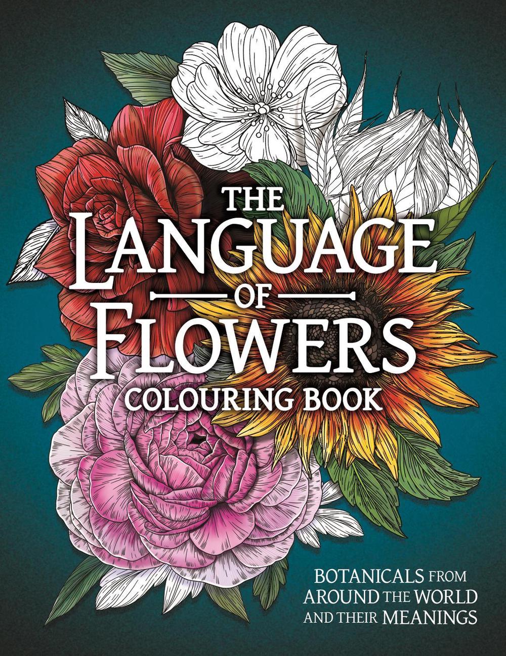 The Language of Flowers Colouring Book, 9781915751348