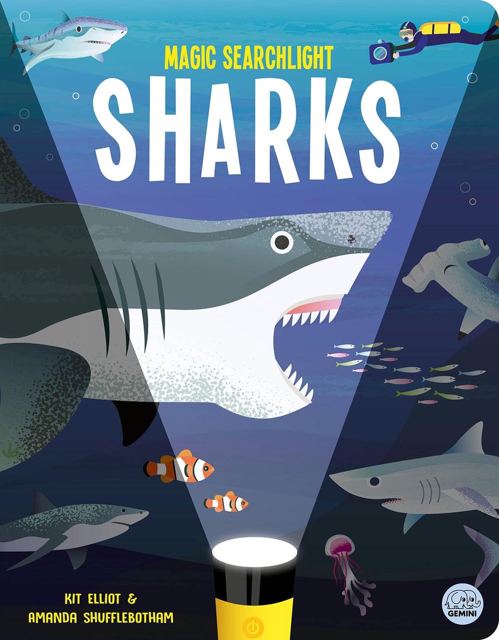 Magic Searchlight - Sharks by Kit Elliot - ISBN: 9781917082020