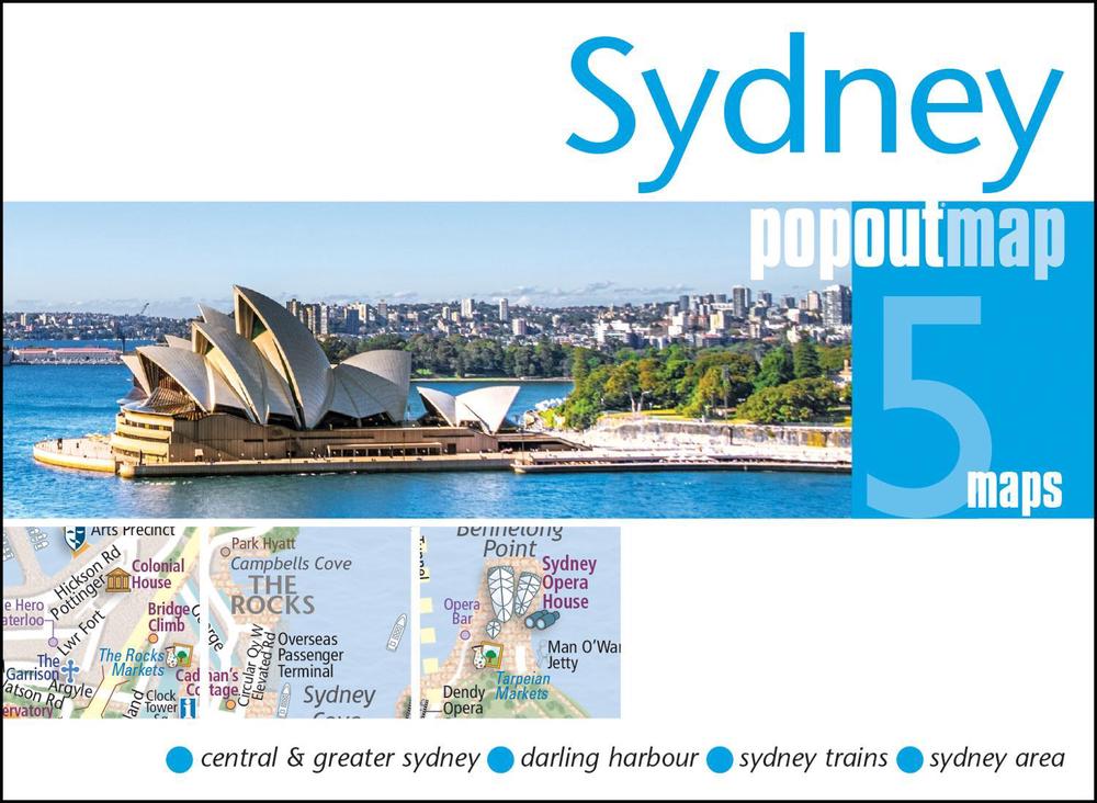 Sydney PopOut Map - pocket-size, pop up map of Sydney city centre, 9781917131308