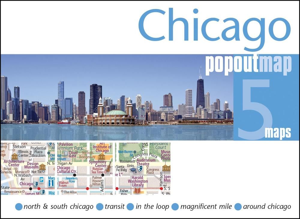 Chicago Rappers Map Chicago PopOut Map by PopOut Maps, Folded, 9781917131476 | Buy online ...