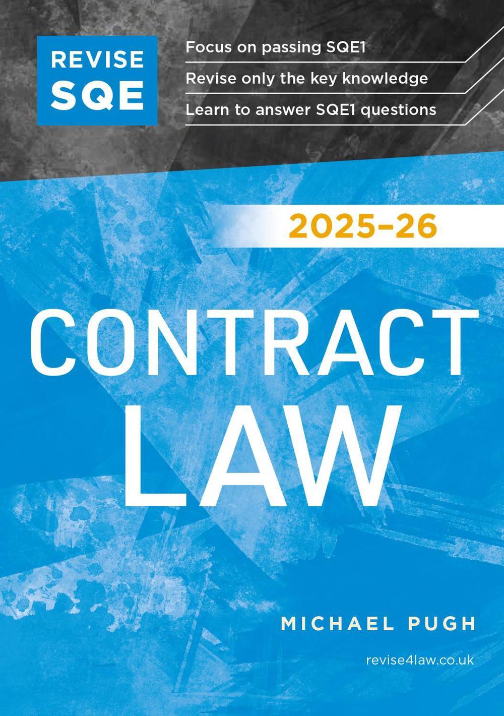Revise SQE Contract Law 2025/26, 9781917183321