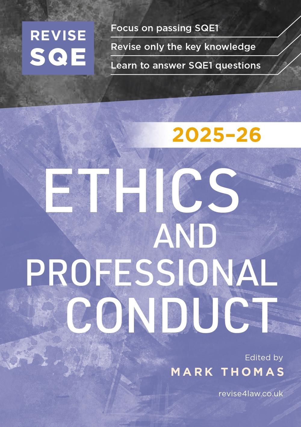 Revise SQE Ethics and Professional Conduct 2025/26, 9781917183383
