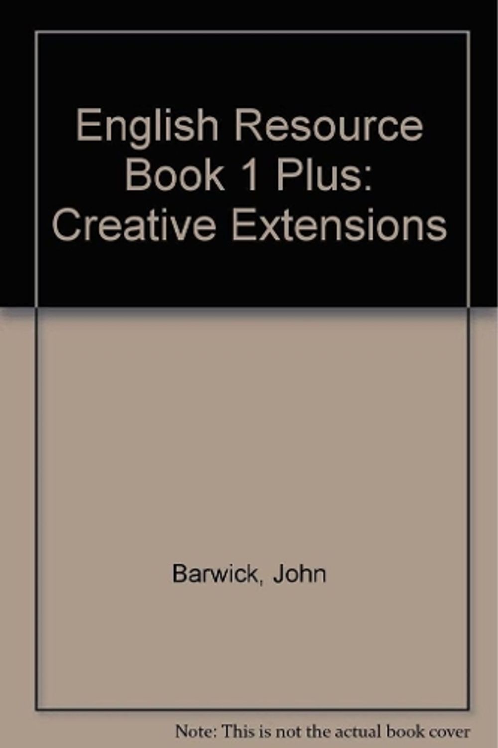 English Resource Book 1 Plus by John Barwick - ISBN: 9781921586330