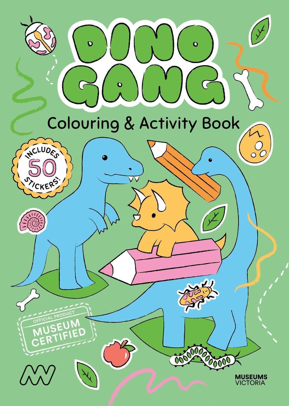Dino Gang Colouring & Activity Book by Museum Victoria - ISBN: 9781921833649