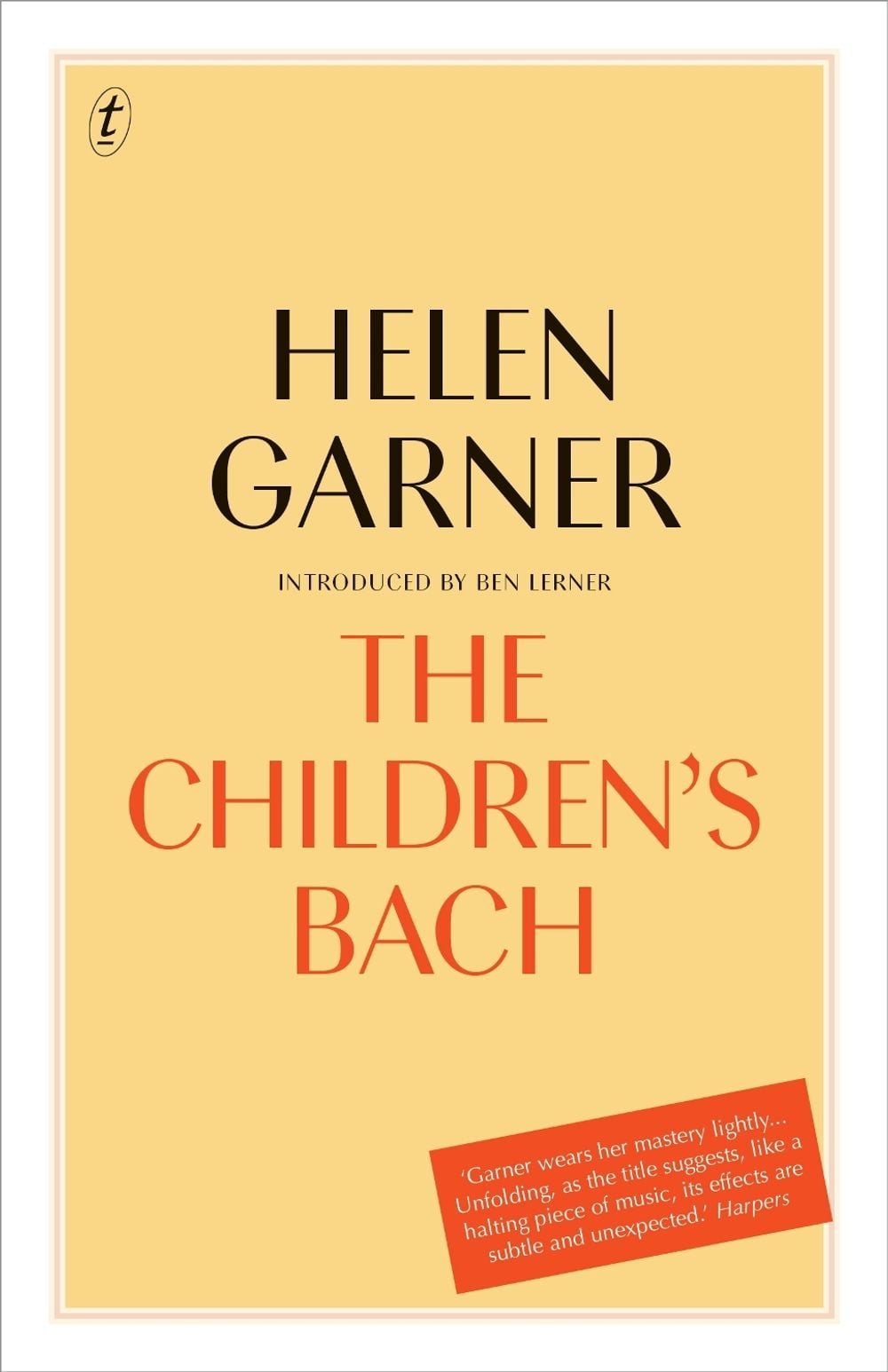 The Children’s Bach by Helen Garner - ISBN: 9781922268365