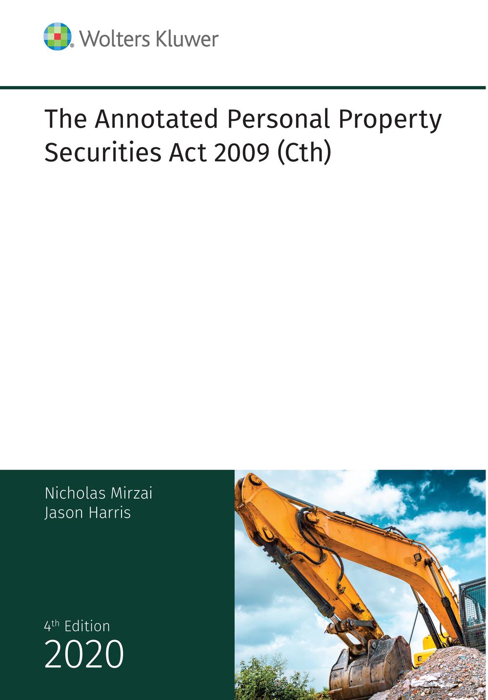The Annotated Personal Property Securities Act 2009 (Cth) - 4th Edition, 4th Edition, 9781922347084