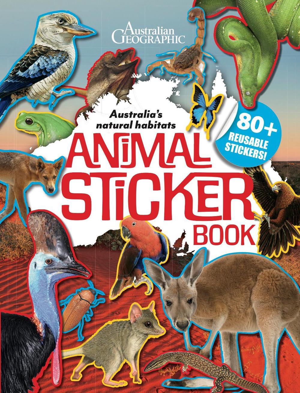 Australia's Natural Habitats Animal Sticker Book by Australian