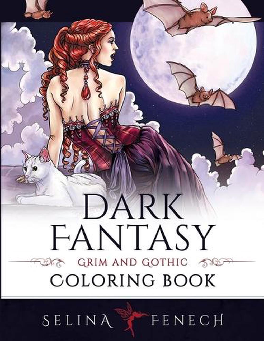 Dark Fantasy Coloring Book, 9781922390226