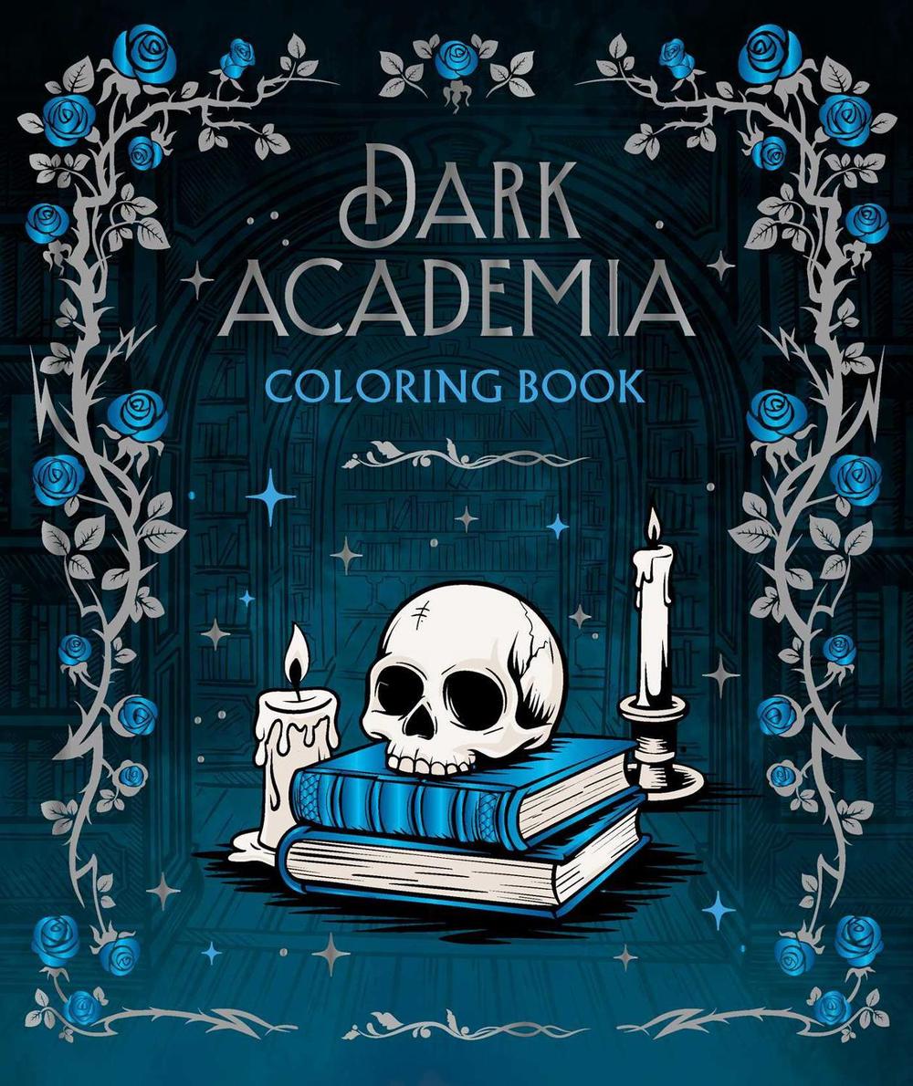 Dark Academia Coloring Book by Rockpool Publishing - ISBN: 9781922468024