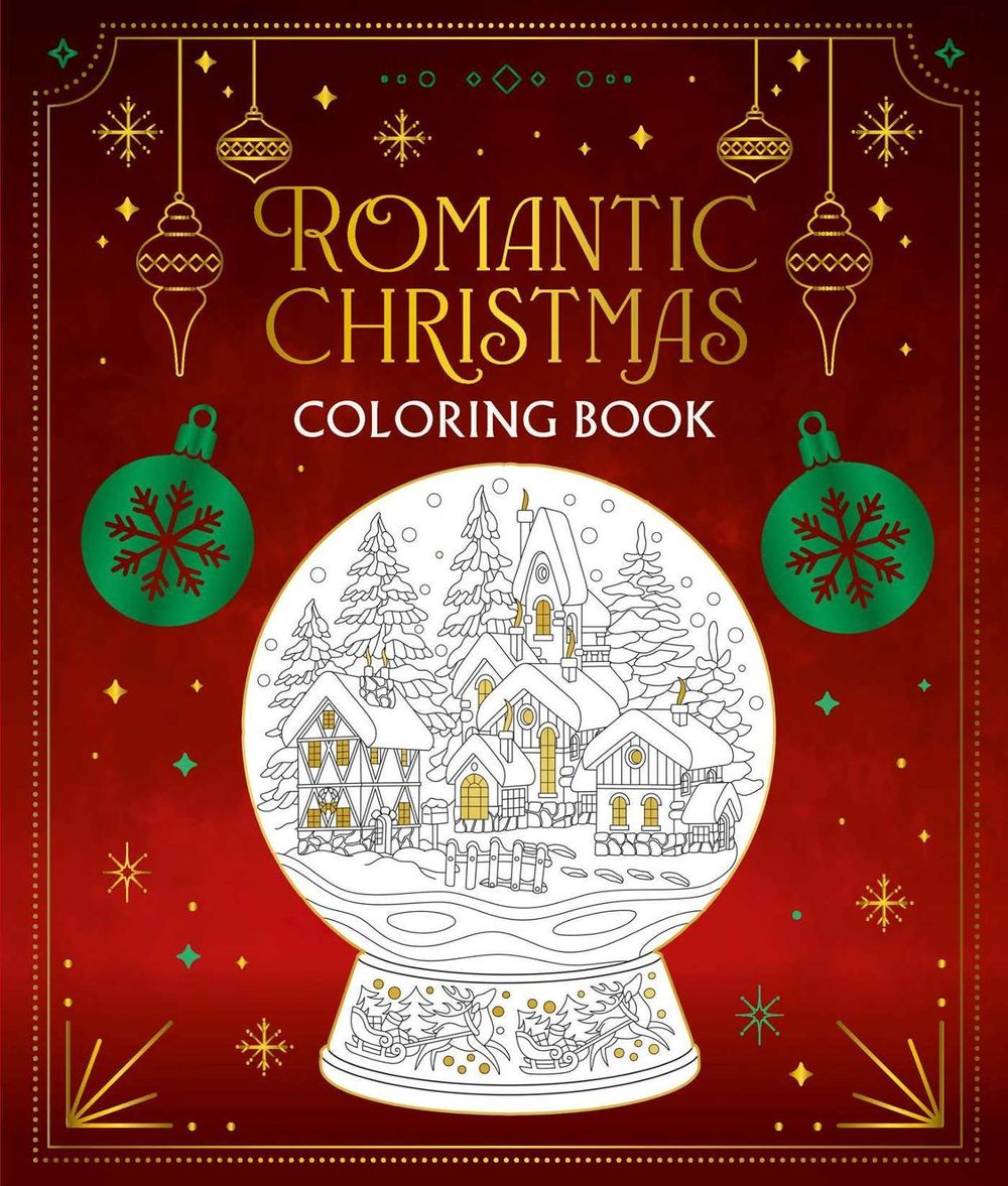 Romantic Christmas Coloring Book by Rockpool Publishing - ISBN: 9781922468154