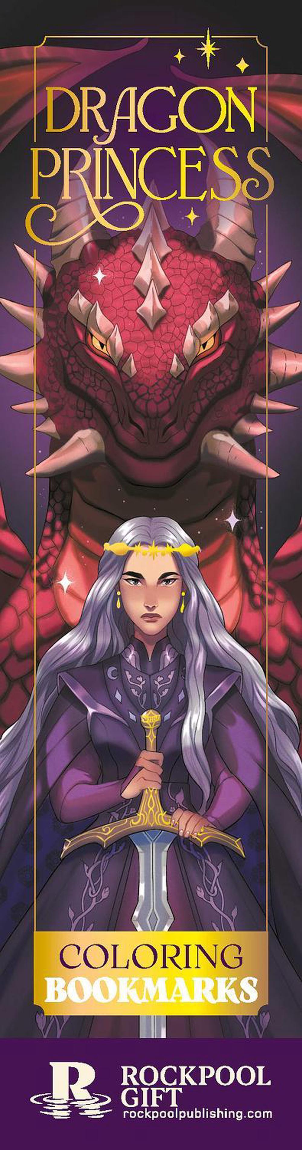 Dragon Princess Coloring Bookmarks by Mai Franiak - ISBN: 9781922468345
