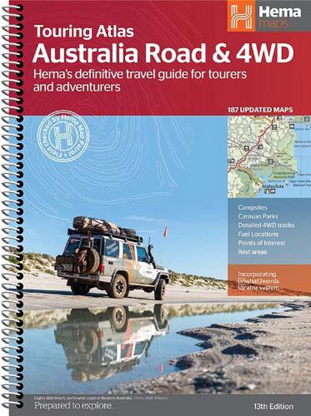 Australia Road & 4WD touring atlas A4, 9781922668035
