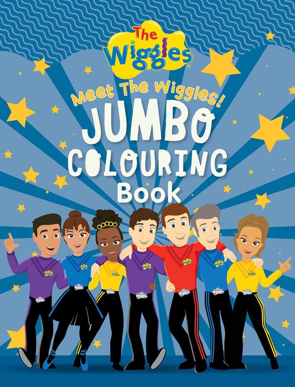 The Wiggles: Meet The Wiggles! Jumbo Colouring Book, 9781922677303
