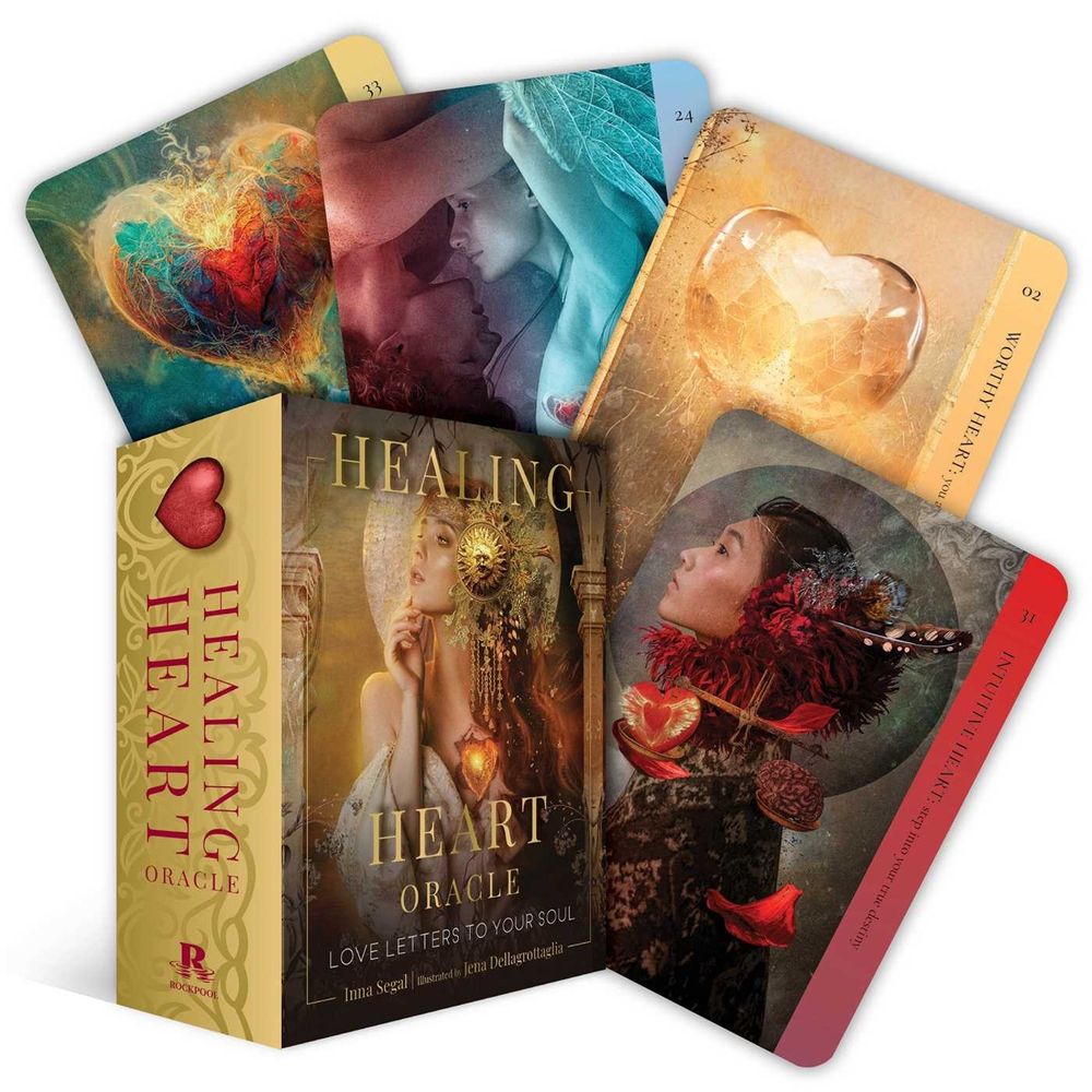 Healing Heart Oracle: Love letters to your soul by Inna Segal Cards Book