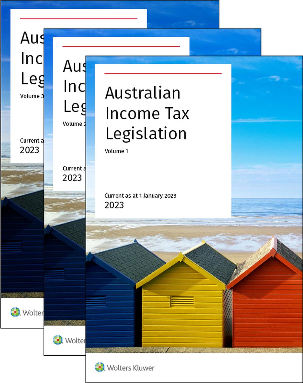 Australian Income Tax Legislation 2023 3 Volume Set, 9781922847225
