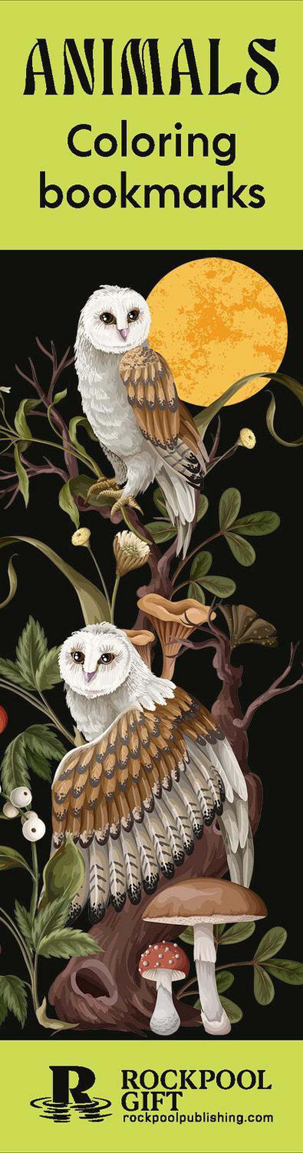 Animals Coloring Bookmarks, 9781923208940