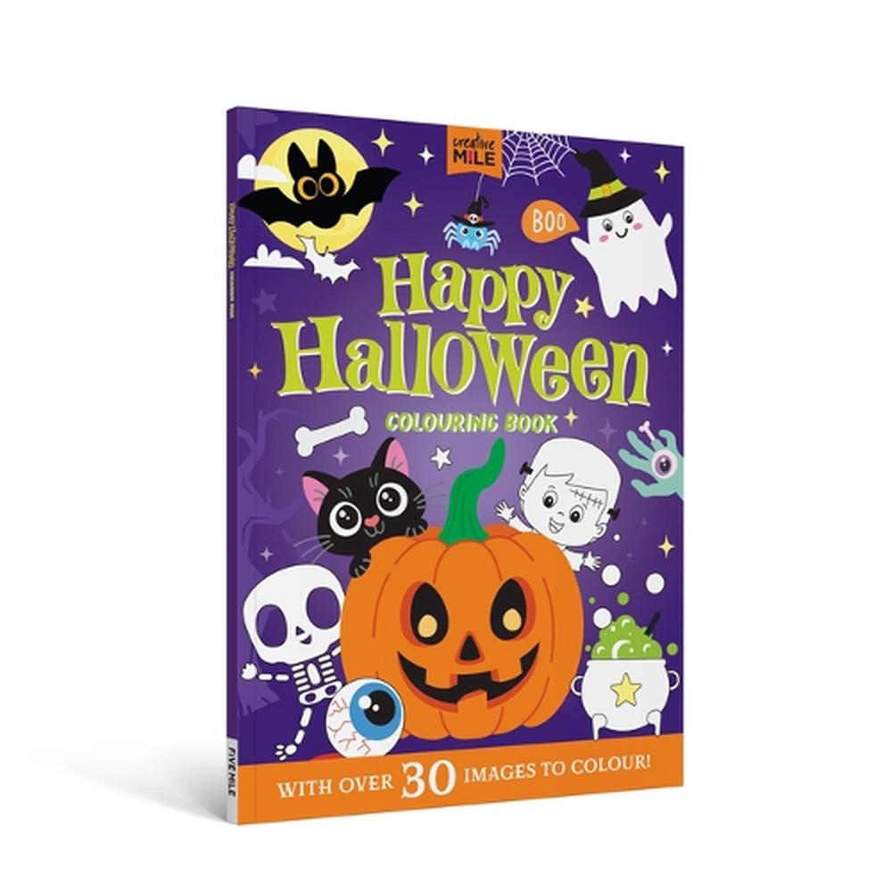 Happy Halloween Colouring Book, 9781923286887